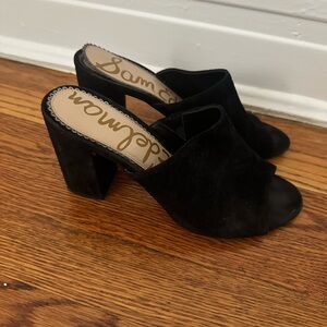 Sam Edelman Black Mules